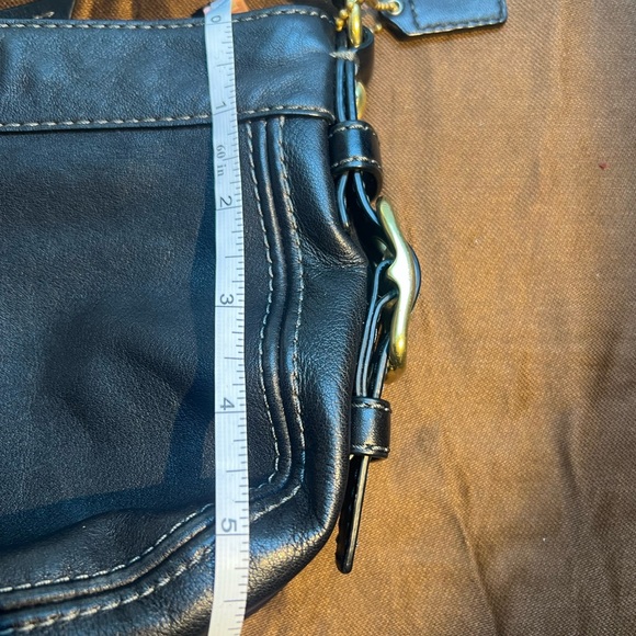 COACH ZOE BLACK LEATHER HANDBAG - GREAT CONDITION - Picture 11 of 11